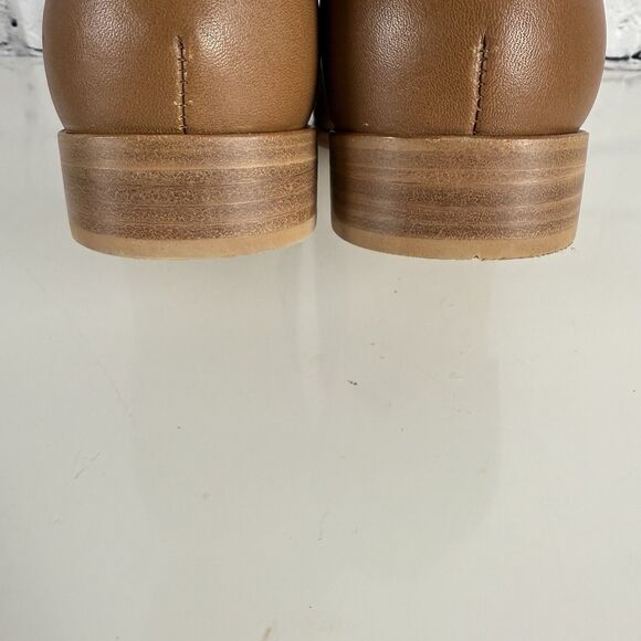 Nisolo Emma D'Orsay Oxford Loafers Shoes Leather Slip On Flats Nutmeg Womens 8.5 - Picture 6 of 13